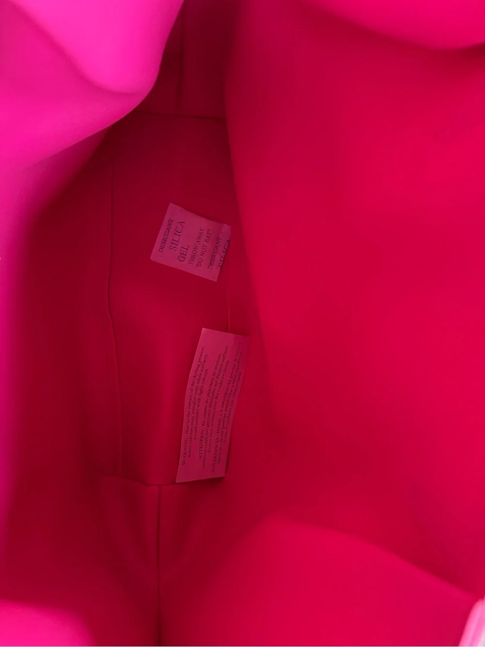 Juicy Couture Hot Pink Tote with Suede-Like Finish